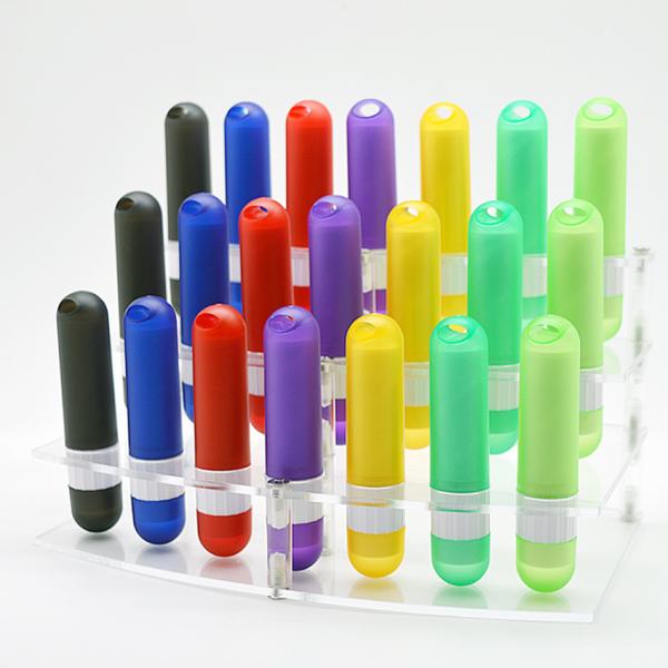 Colorful Round Recycled Lip Balm Containers Biodegradable Screw - On Cap