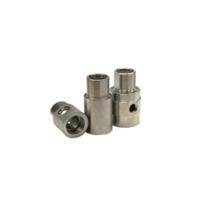Peças de torneamento automático de usinagem CNC de aço inoxidável para anodização de robôs