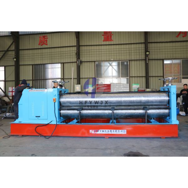 PLC Control Barrel Corrugation Machine Horizontal 750mm-1250mm Rolling Width 11kw Motor