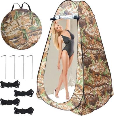 47.2*47.2*74.8Inch Custom Camouflage 190T Polyester Pop Up Privacy Tents With UV Protection Waterproof Design