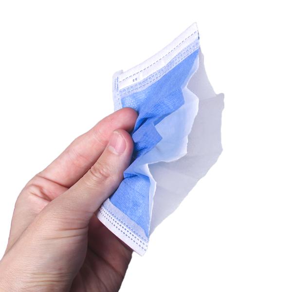 Protective Mouth Medical Mask Elastic Earloop Anti Virus Sterile Blue