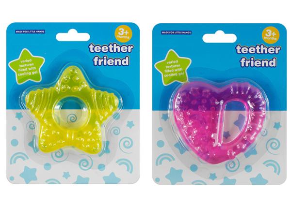 7.9  Soft Infant Baby Toys BPA Free Baby Teethers With Cooling Gel Inside