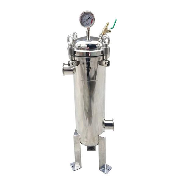 China Manufacturer Organic Solvent Filtration SS 304/316 Single Bag Filter Housing Industrial Filtration Equipment