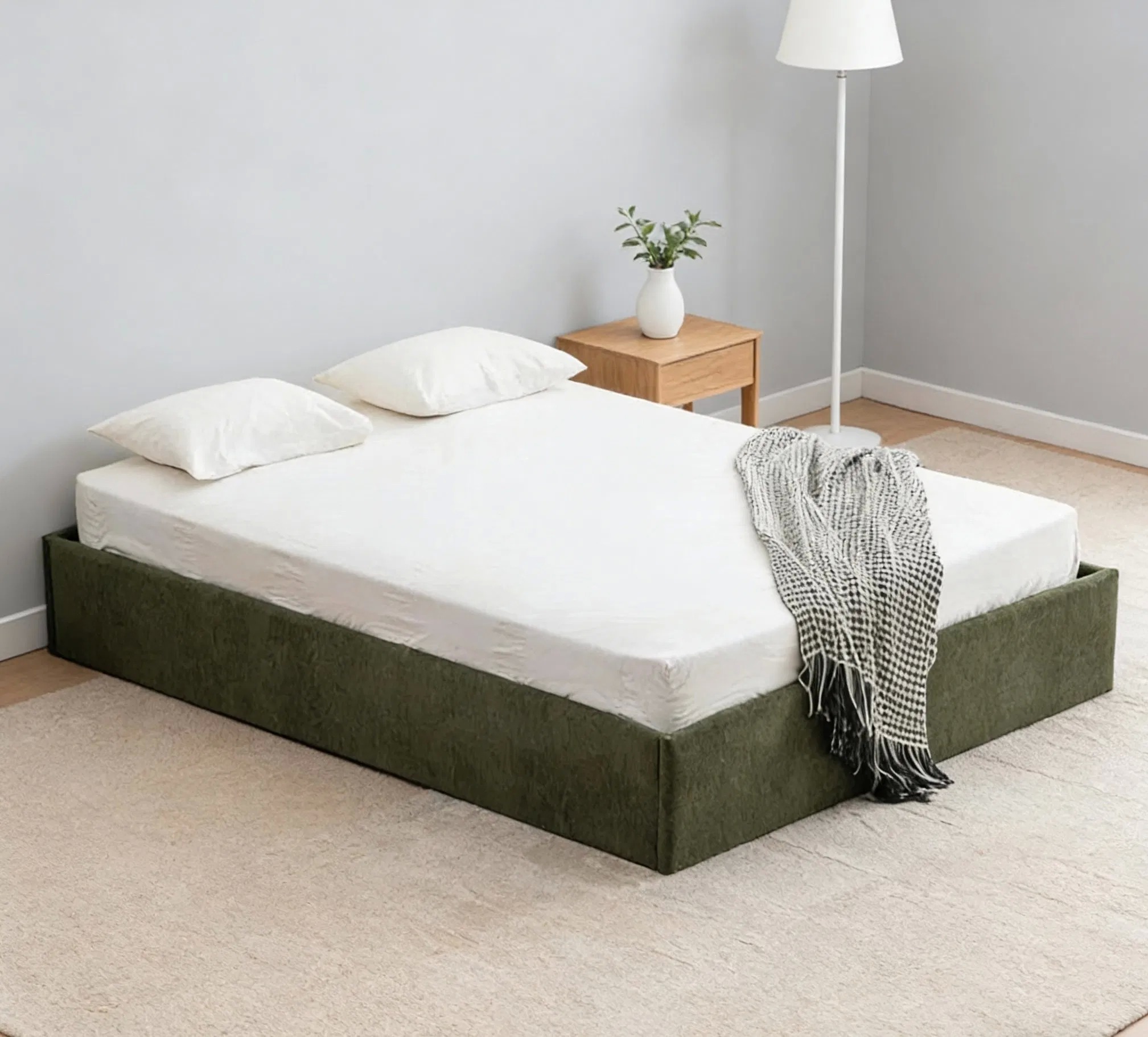 Side Lift up Platform Storage Bed