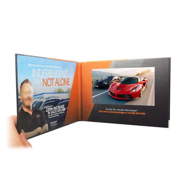 IPS Screen LCD Video Brochure Card 128MB Memory 7 Inch And 1024*600 Pixel