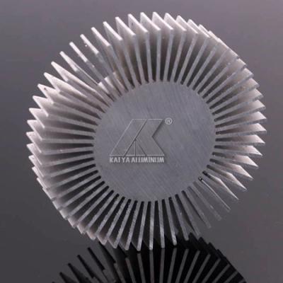 Material de alumínio anodizado do dissipador de calor da liga de Matt 6000 séries para o perfil do diodo emissor de luz