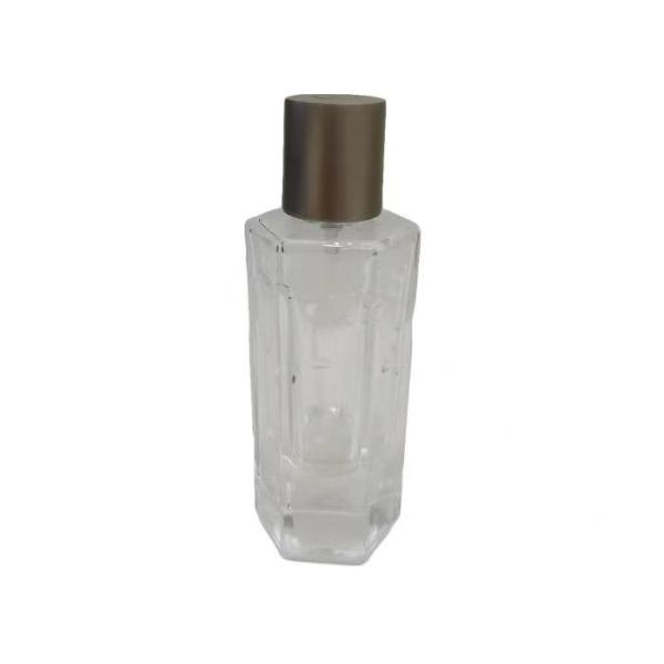 Customized Round Shaped Metal Perfume Bottle Cap With Perfume Glass Bottle
