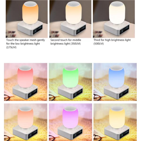 APP Controlled Portable Bluetooth Waterproof Speaker , Light Changing Bluetooth Speaker