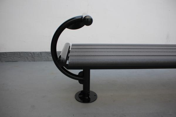 Surface Mounted Recycled Plastic Outdoor Benches For Playground Sit Up Workout