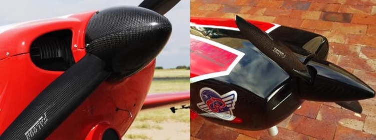 Original Falcon Gas Carbon Fiber Propeller 28x8w X9 X9w X9.5 X10 X11 X12 X13 X14 21x For Rc Airplane