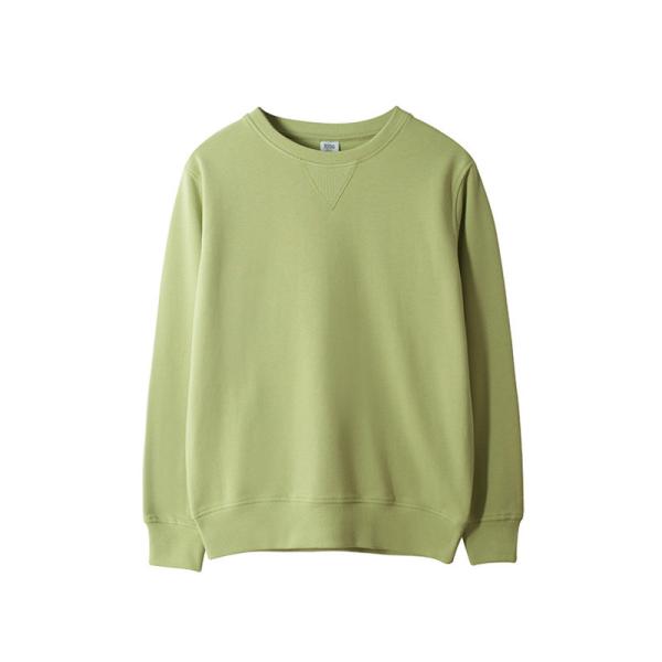 Nonwoven Cotton Plain Crew Neck Sweatshirt Custom Logo