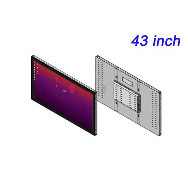 49 inch Embedded Dustproof Industrial Control Industrial LCD Screen Military Quality All-in-one Machine