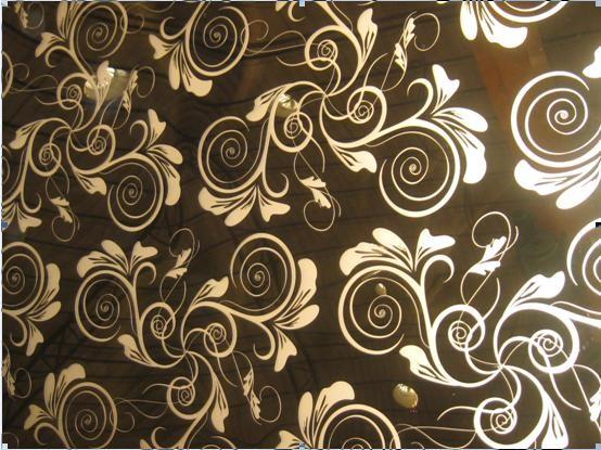 Brown SUS430 Decorative Embossing Stainless Steel 1000mm Width