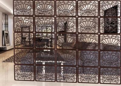 Windproof Decorative Metal Screen Panels For Living Rooms / Halls / Offices