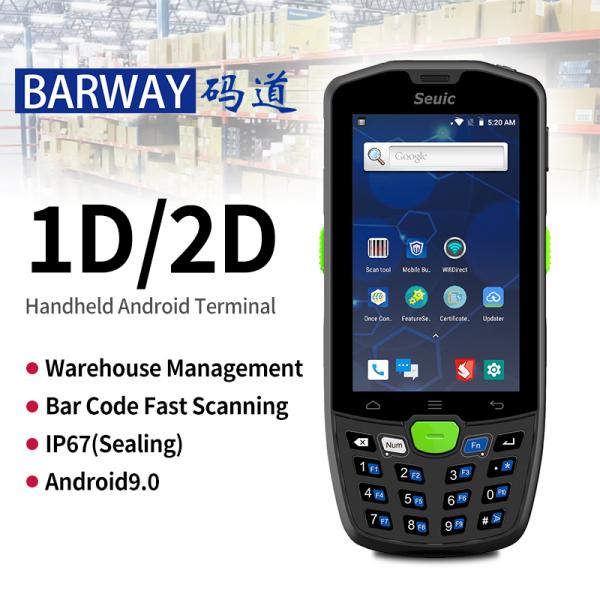 Читатель 4500mah сжатия пистолета NFC блока развертки штрихкода Wifi 4G андроида 9