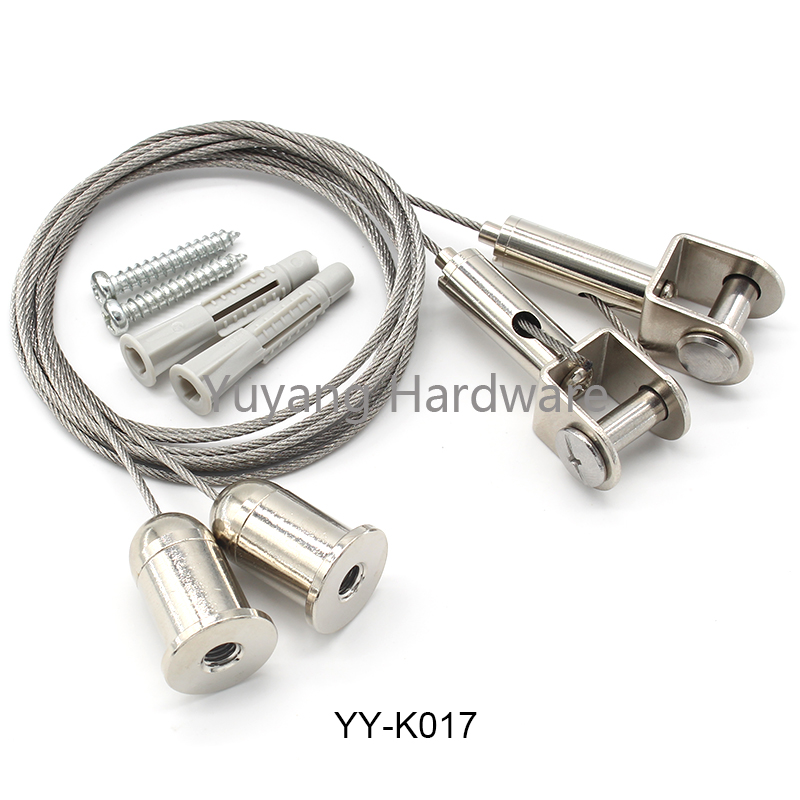 Factory Supply High Quality  Wire Clamp Hanging Fixed Wire Suspension Hanging  Kit