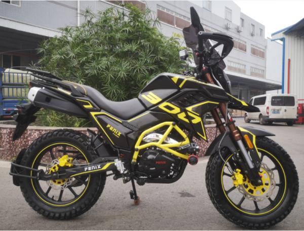 Gas / Diesel Powered 300CC Dirt Bike Motorcycle With Knobby Tires