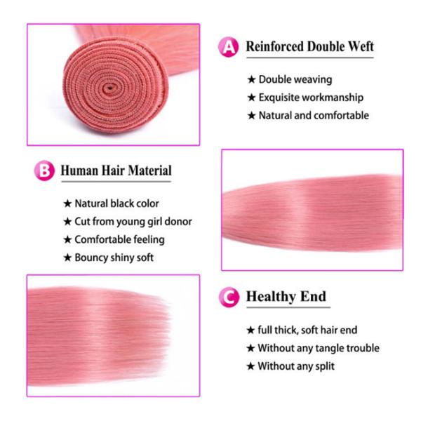 Vente en gros Ombre Extensions de cheveux humains Brésilien Kinky Droite Yaki Boucles de cheveux tissés