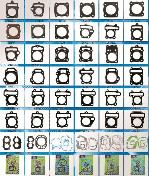 CD110 full set repair gasket  ,motorcycle gasket for CD110 made in xingtai  ,cylinder block and cylinder head