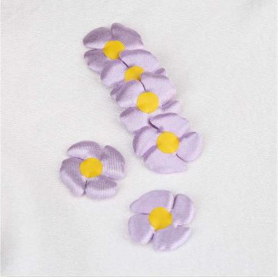 Splicing Purple Sun Applique Crafts Customized Fabric Garment Patches Type