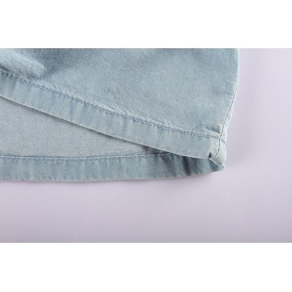 Stockpapa Ladies Plain Dyed Denim Wrap Skirts With Belt