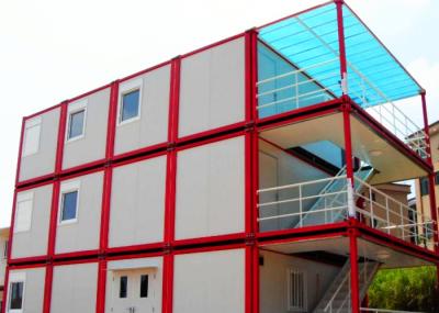 Warm Cool Steel Container Houses , Metal Container Houses With Air Conditioner