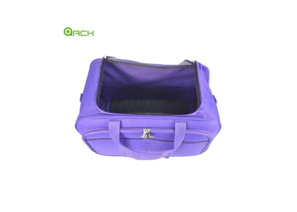 600D Polyester Duffle Bag with One Front Pocket and Padlock