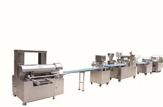 PLC 1000kg/H формируя пакуя заполненную производственную линию хлеба плюшки автоматическую