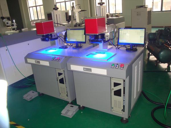 300W Galvanometer Scanning Fiber Laser Welding Machine , High Efficiency Dot Welding