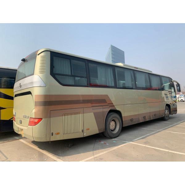 LHD Rear Engine Higer Brand Model KLQ6115 Passenger Bus Steel Chassis Used Coach Bus 53 Seats