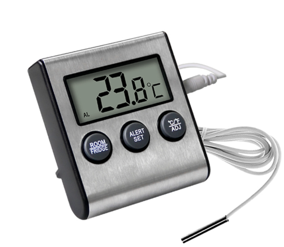 DTH-63 Digital LCD Fridge Freezer Thermometer Cold Room Temperature Gauge Monitor Refrigerator Thermometer