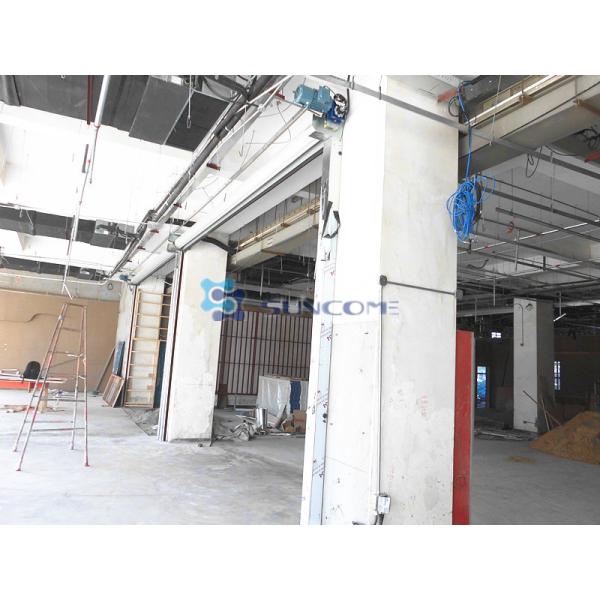 Puerta de persiana de alta velocidad industrial automática Cortina de PVC de colores