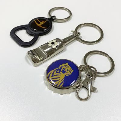 Souvenir Mini Key Ring 3D Metal Enamel Personalised Keychain Bottle Opener Key Ring
