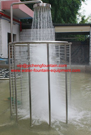 Stainless Steel 304 Vicky Showers Swimming Pool Fittings Customized Size