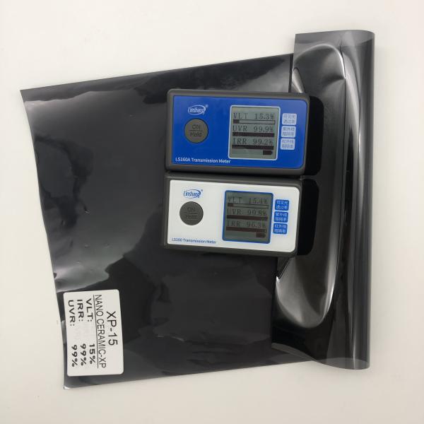 Lámina solar para ventanas de coche con nano cerámica, 15% VLT, 96% IRR y 99% UVR para un control solar definitivo