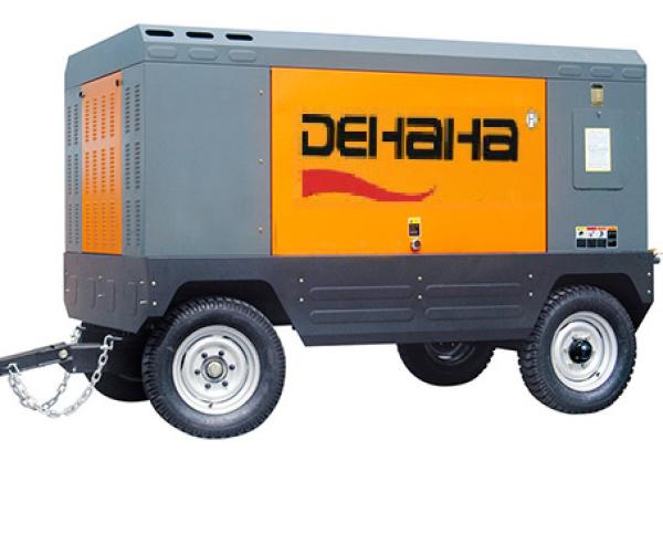12 Bar Diesel Powered Portable Air Compressor 500cfm Sand Blasting Air Compressor