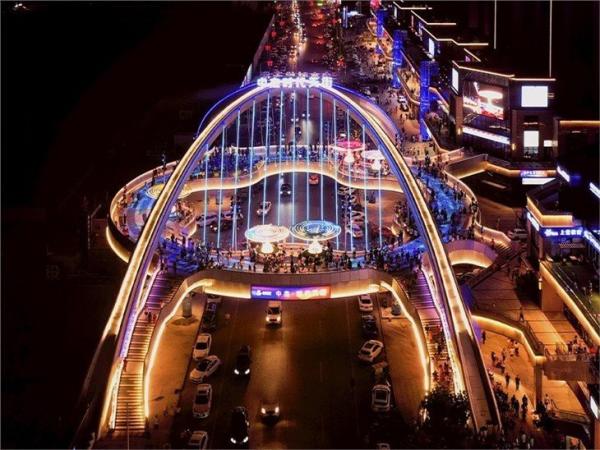 Projet de passerelle de l'ère de la structure en acier personnalisée