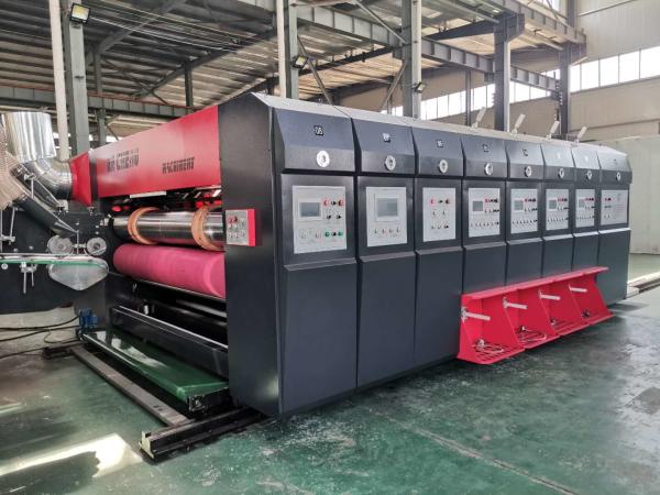 Bottom Printing Flexo Printer Slotter Folder Gluer Inline