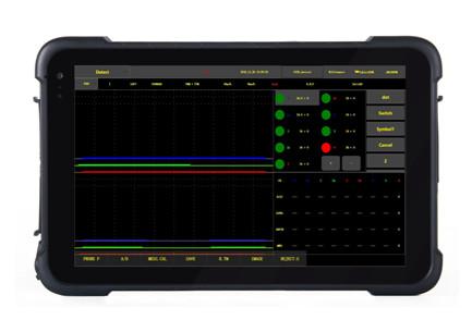 All Digital TFT Color Display Lightweight Trolley Ultrasonic Railway Flaw Detector for Railway System