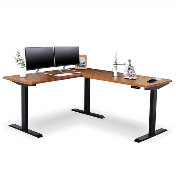 Executive Director Office Furniture Modern Electric Height Adjustable L Shaped Desk