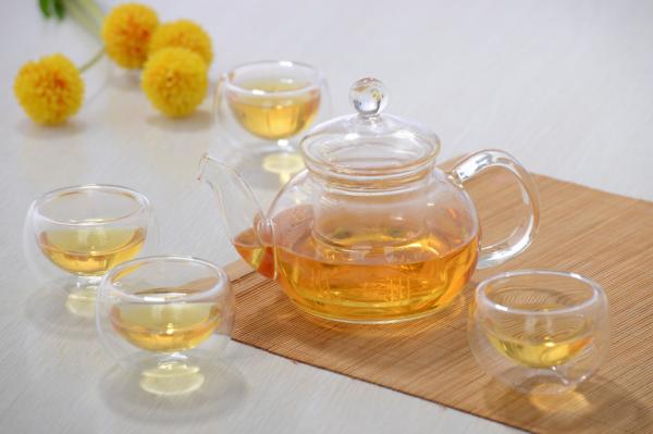 Double wall glass, Heat-resistant  glass teapot, borosilicate glass tea set, Espresso, Latte, Cappuccino cup