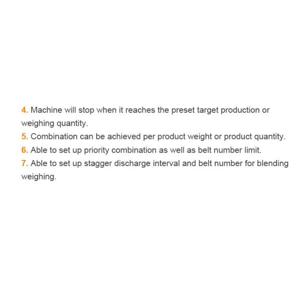 12 Weigher комбинации пояса 160 для продуктов овоща плода акватических