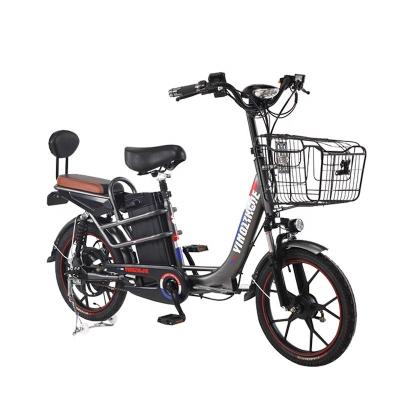 350W vélo électrique de ville 48V 10Ah batterie au lithium pas à pas à travers la suspension complète ebike
