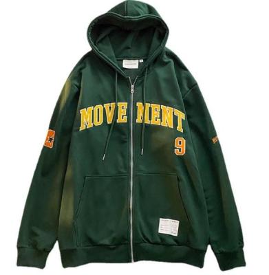 Fabricantes de roupa para a parte superior completa de Front Hoodies Sweatshirt Full Sleeve do fecho de correr dos homens das ordens pequenas