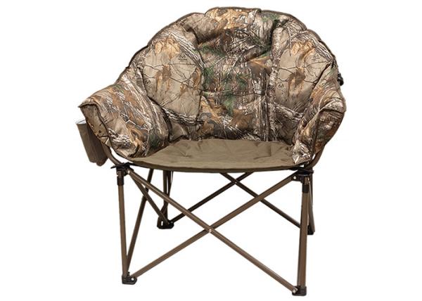 OEM ODM Folding Padded Moon Chair , Padded Moon Camping Chair