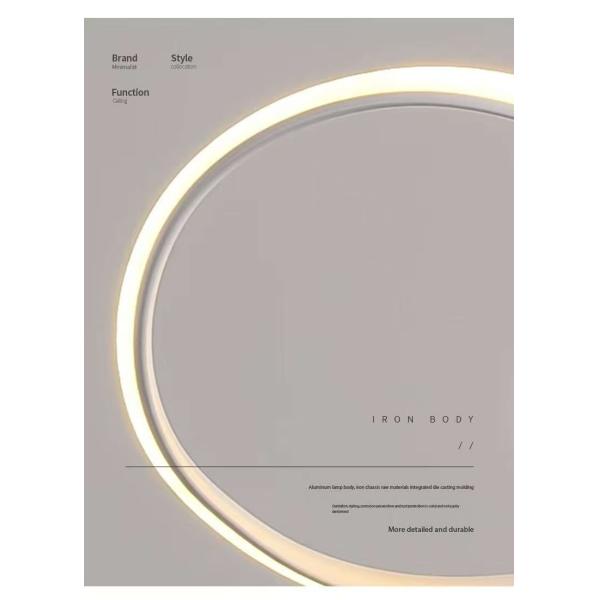 Éclairage rétro chambre de luxe chambre à coucher lustre en aluminium Matériau acrylique de décoration de la maison