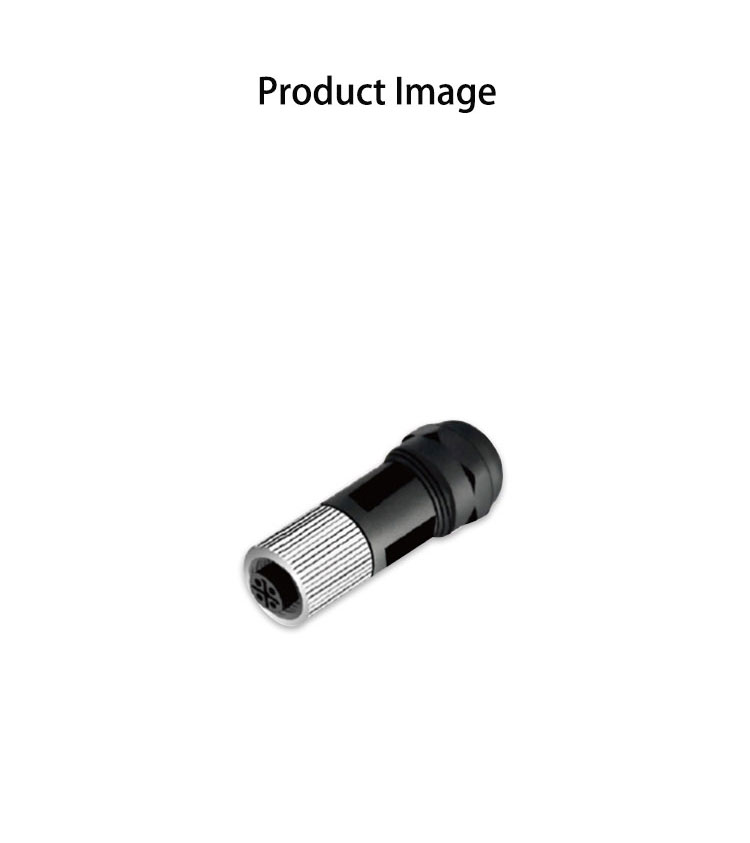 Изготовленная на заказ женщина Pin IP67 M12 8 к RJ45 защищала кабель соединителя