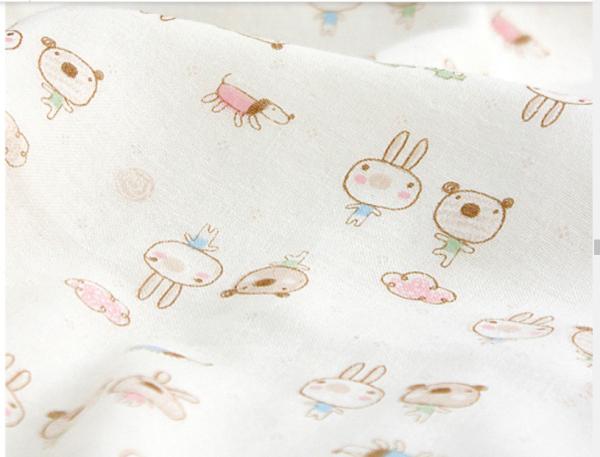 Five Layers Thick Gauze Fabric Swaddle Cloth Fabric 57 Inch Wide