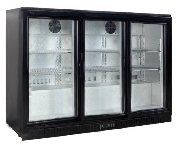 Auto Defrost Back Bar Cooler 330L Capacity With Adjustable Chromed Shelves