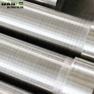 304 / 316 Stainless Steel Screen Pipe In Borehole , Oil / Water Filtration